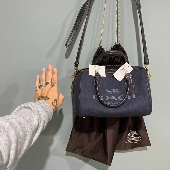 Coach Black Crossbody Bag - Picture 4 of 16